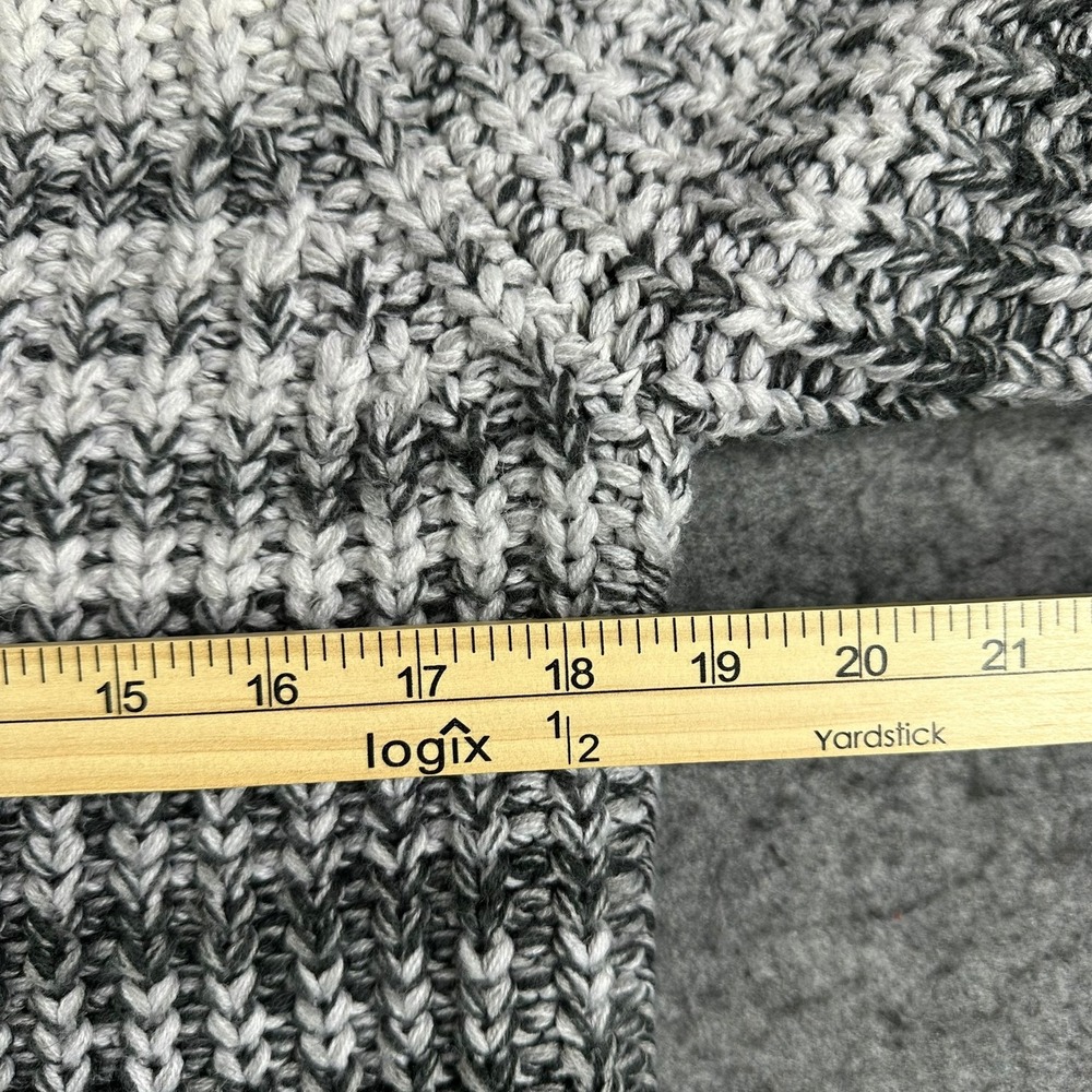 525 Womens Grey Ombre Shaker Knit Button Front Cardigan Sweater‎ Small - Picture 6 of 8